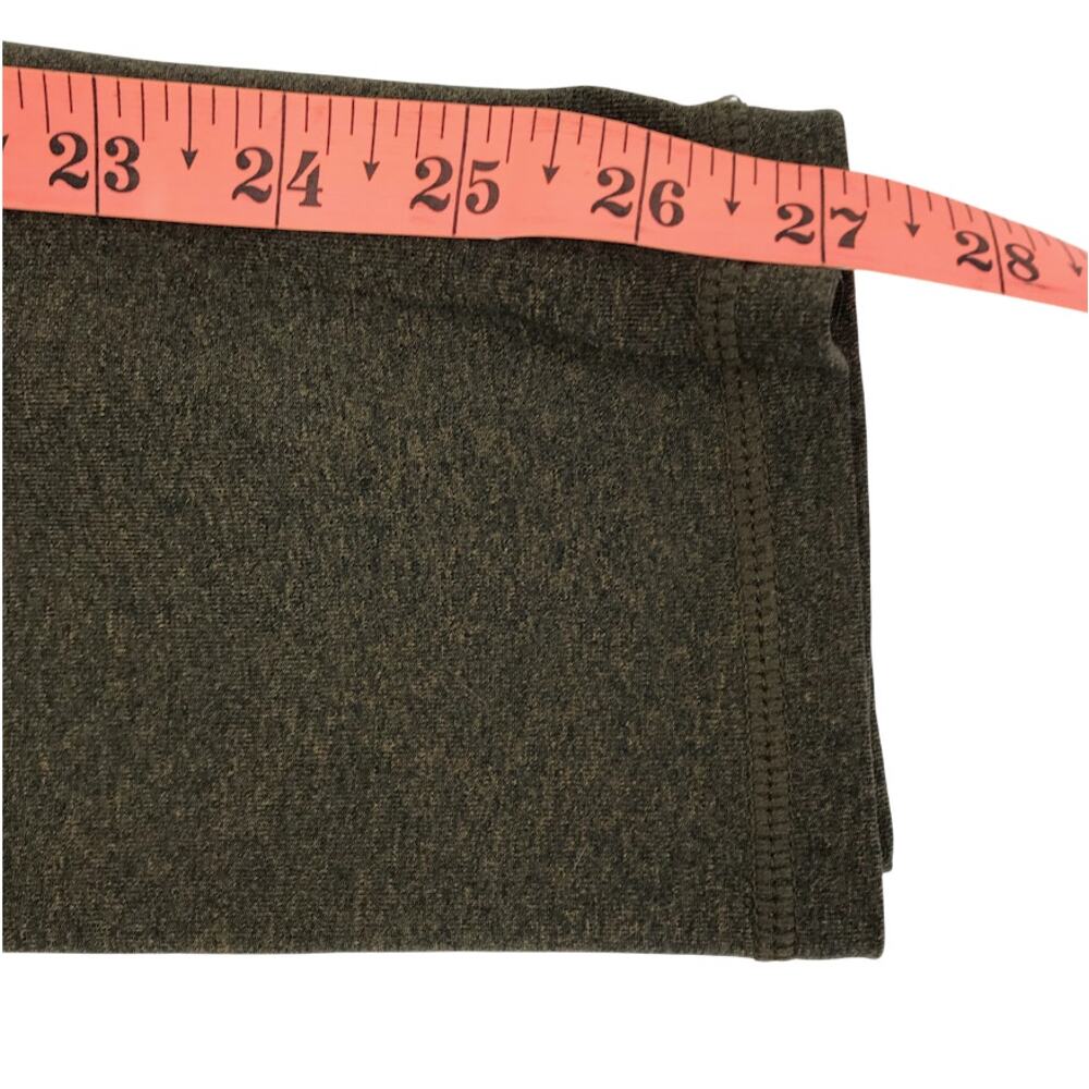PRANA Tight Knit Leggings Sz L Green Cozy Outdoor Travel Athletic Hiking Yoga - Picture 10 of 10